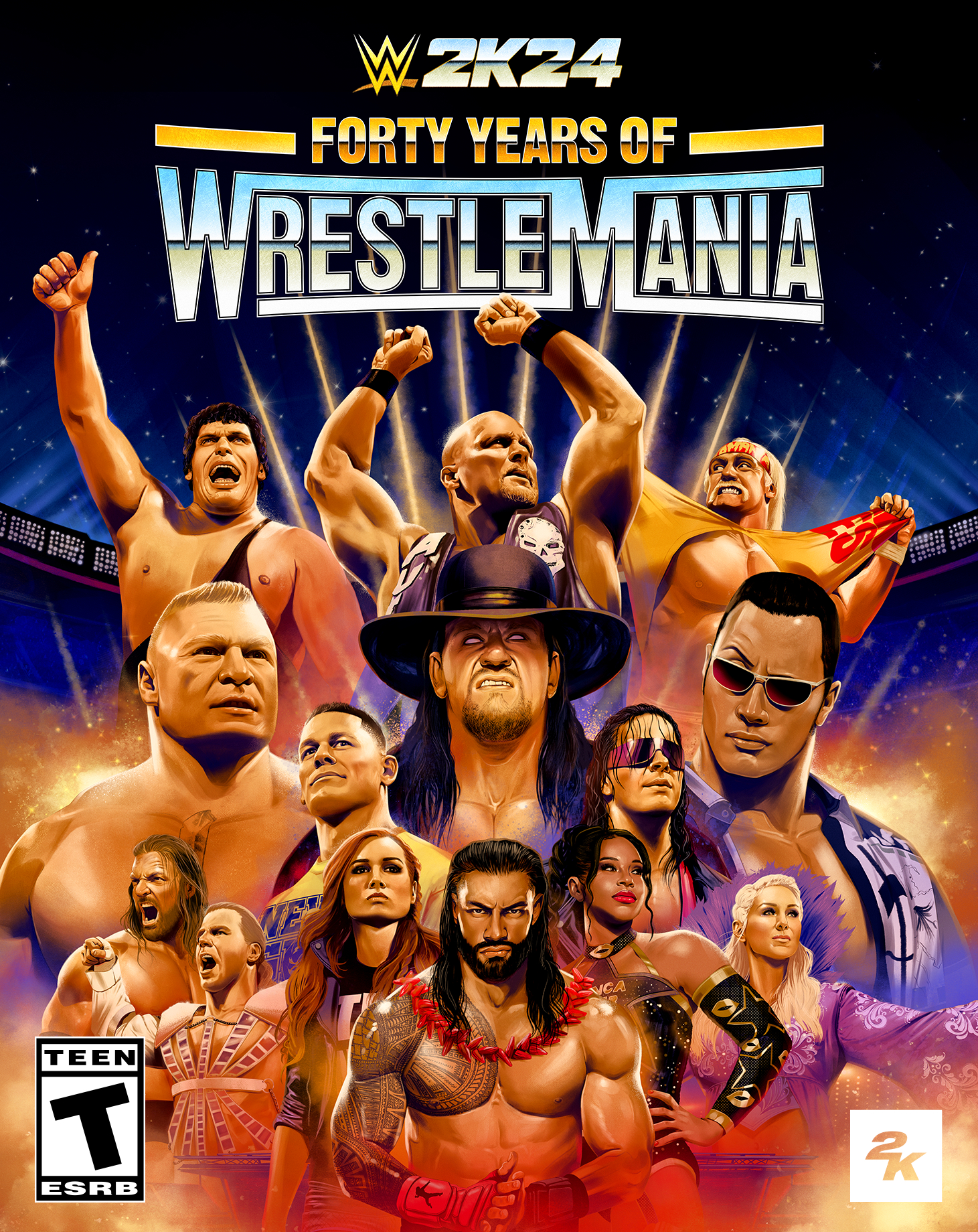 WWE 2K24 FORTY YEARS OF WRESTLEMANIA EDITION